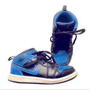 Nike Jordan special edition paint high top toddler sneakers
